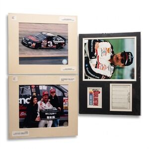 Dale Earnhardt NASCAR Matted Photo Set 3pc 1998 Daytona 500 #3 Goodwrench Plus